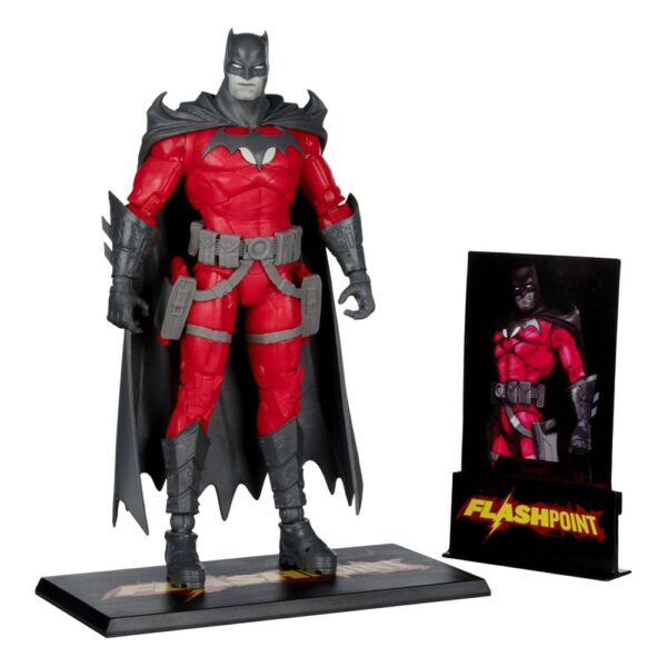 DC Multiverse Akció Figura Batman (Flashpoint) (Black & White Accent Edition) (Gold Label) 18 cm