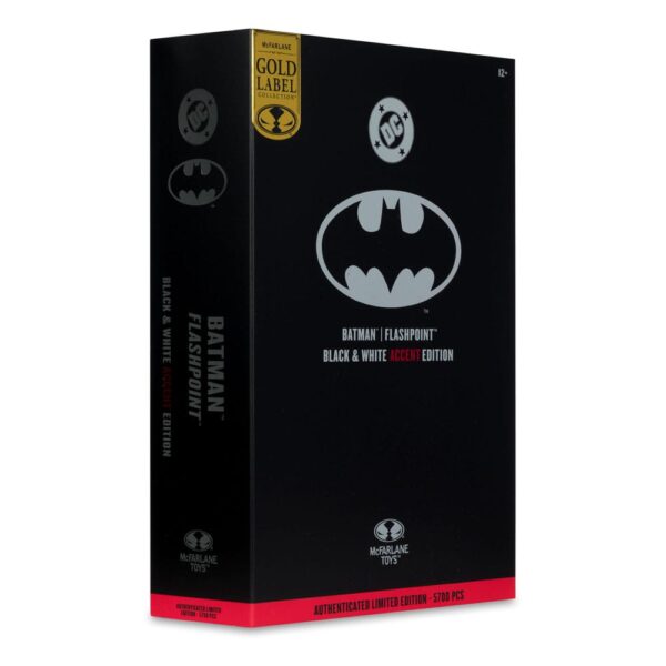 DC Multiverse Akció Figura Batman (Flashpoint) (Black & White Accent Edition) (Gold Label) 18 cm