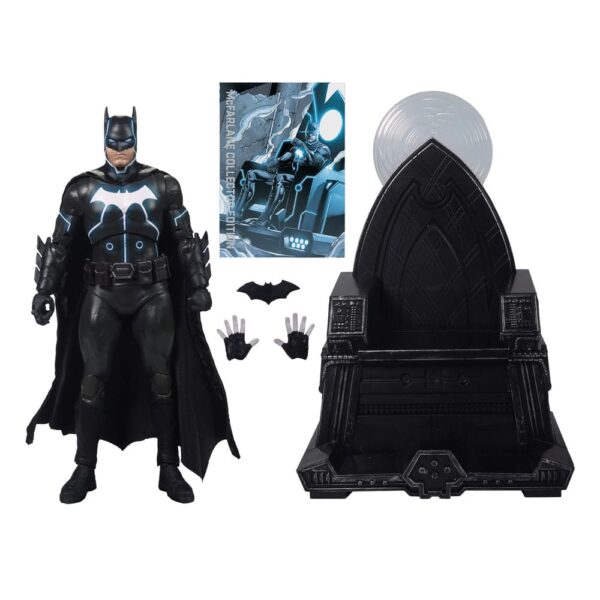 DC Multiverse McFarlane Collector Edition Akció Figura #47 Batman & Mobius Chair (Darkseid War) 18 cm