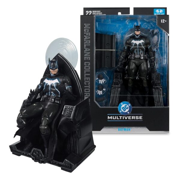DC Multiverse McFarlane Collector Edition Akció Figura #47 Batman & Mobius Chair (Darkseid War) 18 cm
