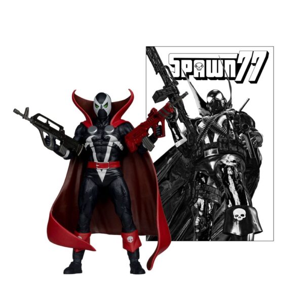 Spawn Page Punchers Akció Figura Spawn 1977 Red and Black (Chase) Red Platinum Edition 18 cm