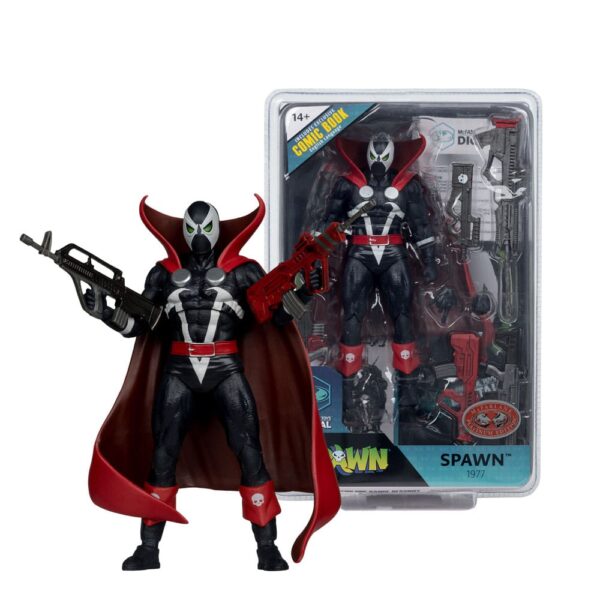 Spawn Page Punchers Akció Figura Spawn 1977 Red and Black (Chase) Red Platinum Edition 18 cm