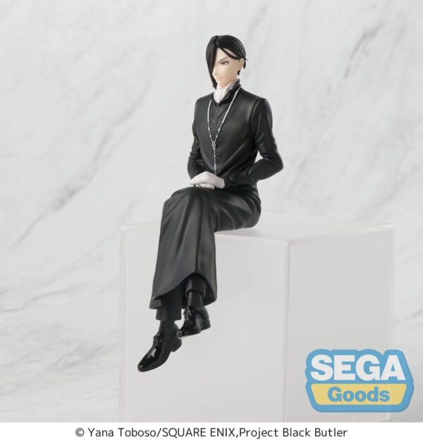 Black Butler: Boarding School Arc PM Perching PVC Szobor Sebastian Michaelis 16 cm