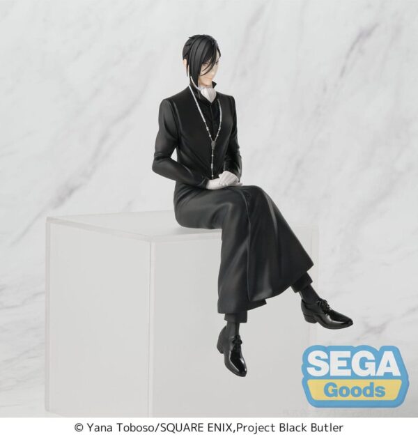 Black Butler: Boarding School Arc PM Perching PVC Szobor Sebastian Michaelis 16 cm