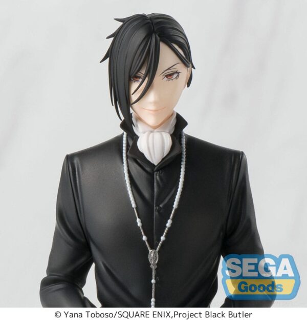 Black Butler: Boarding School Arc PM Perching PVC Szobor Sebastian Michaelis 16 cm
