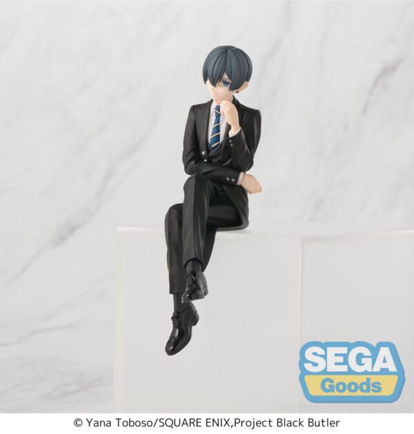 Black Butler: Boarding School Arc PM Perching PVC Szobor Ciel Phantomhive 14 cm