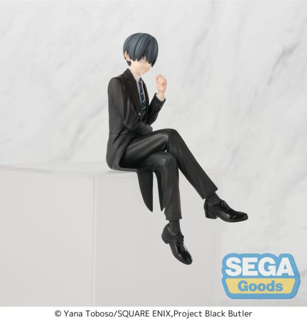 Black Butler: Boarding School Arc PM Perching PVC Szobor Ciel Phantomhive 14 cm