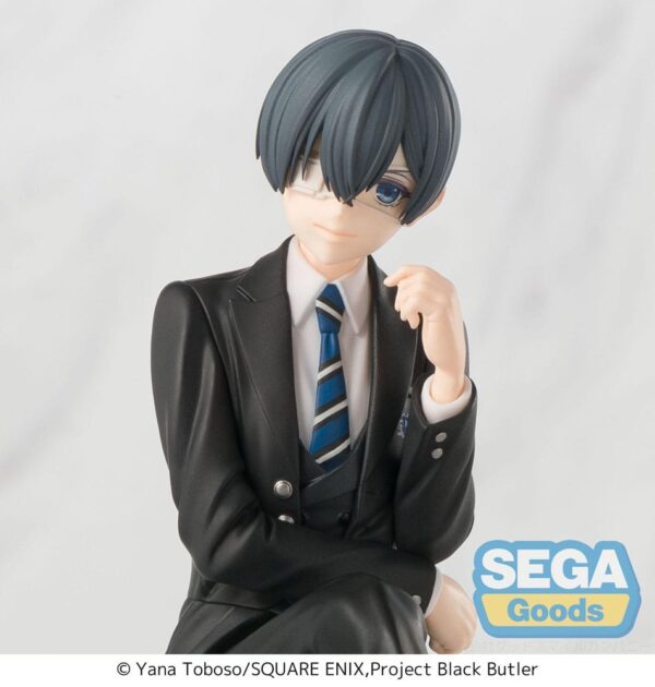 Black Butler: Boarding School Arc PM Perching PVC Szobor Ciel Phantomhive 14 cm