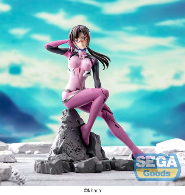 Evangelion: 3.0+1.0 Thrice Upon a Time Luminasta PVC Szobor Mari Makinami Illustrious Vignetteum 30th Anniversary Ver. 18 cm