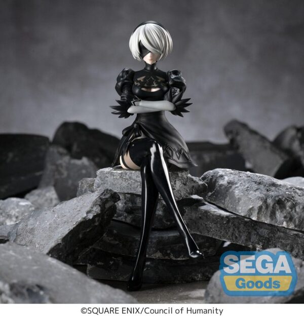 NieR:Automata Ver1.1a PM Perching PVC Szobor 2B 13 cm
