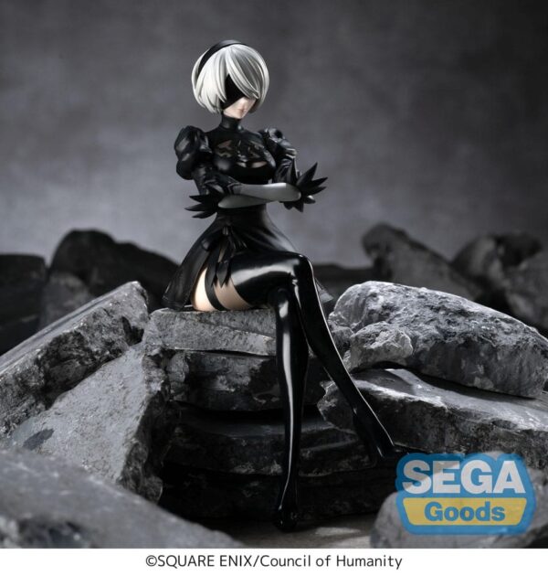 NieR:Automata Ver1.1a PM Perching PVC Szobor 2B 13 cm