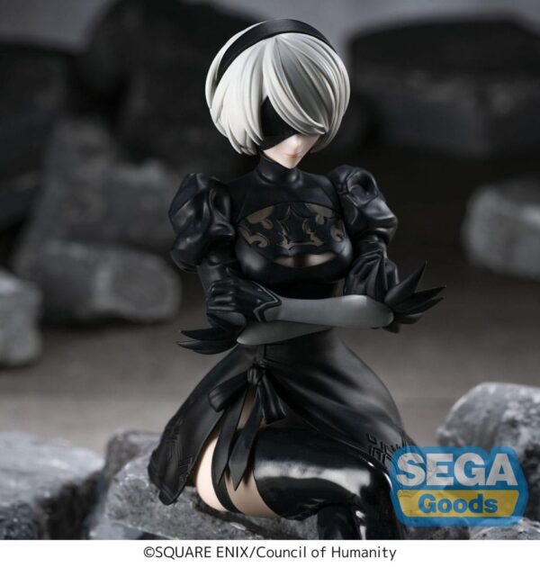 NieR:Automata Ver1.1a PM Perching PVC Szobor 2B 13 cm