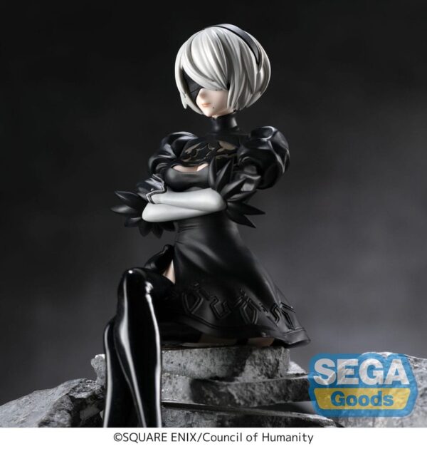 NieR:Automata Ver1.1a PM Perching PVC Szobor 2B 13 cm