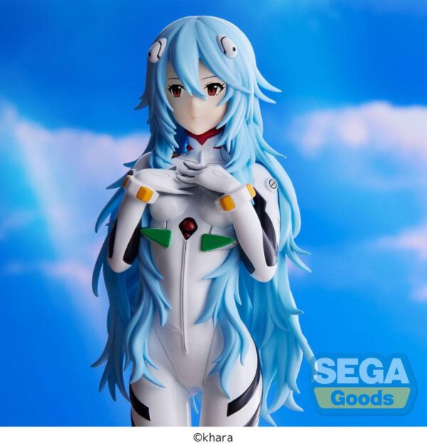 Evangelion: 3.0+1.0 Thrice Upon a Time SPM PVC Szobor Rei Ayanami Long Hair Ver. 21 cm