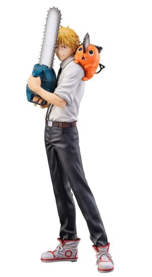 Chainsaw Man S-Fire PVC Szobor 1/7 Denji & Pochita 24 cm