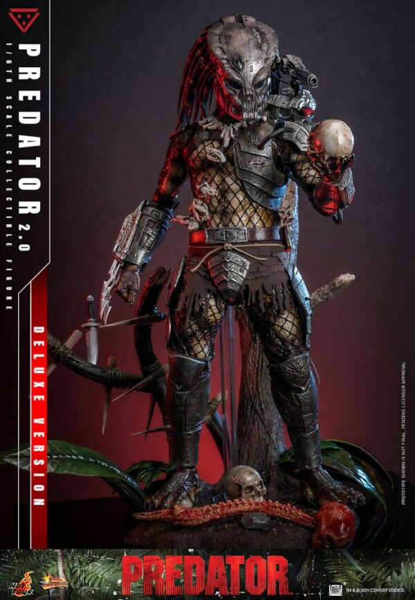 Predator Movie Masterpiece Akció Figura 1/6 Predator (2.0) Deluxe Version 34 cm