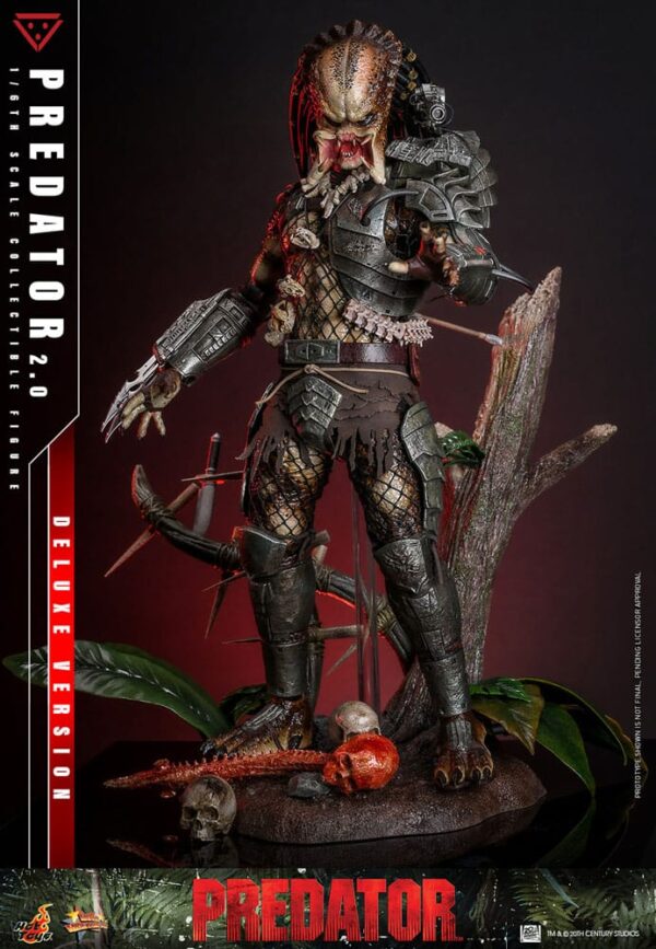 Predator Movie Masterpiece Akció Figura 1/6 Predator (2.0) Deluxe Version 34 cm