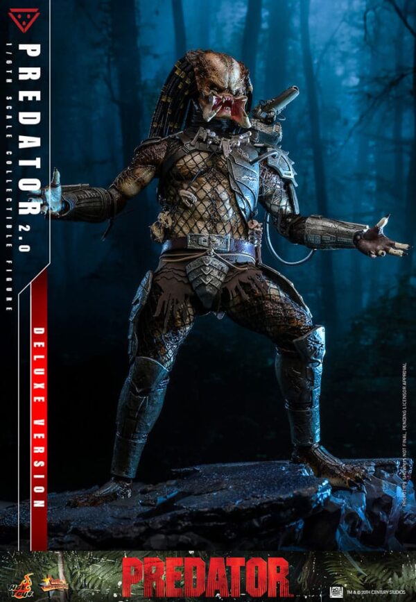 Predator Movie Masterpiece Akció Figura 1/6 Predator (2.0) Deluxe Version 34 cm