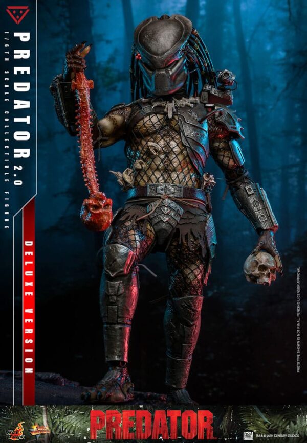Predator Movie Masterpiece Akció Figura 1/6 Predator (2.0) Deluxe Version 34 cm
