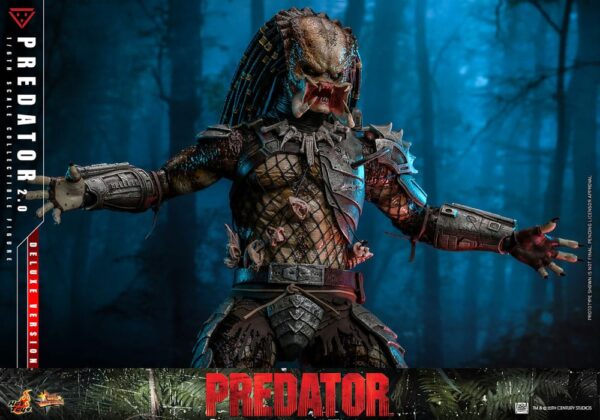 Predator Movie Masterpiece Akció Figura 1/6 Predator (2.0) Deluxe Version 34 cm