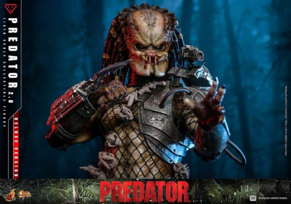 Predator Movie Masterpiece Akció Figura 1/6 Predator (2.0) Deluxe Version 34 cm
