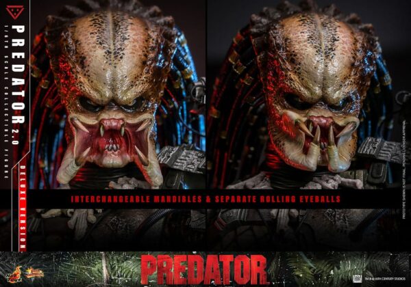 Predator Movie Masterpiece Akció Figura 1/6 Predator (2.0) Deluxe Version 34 cm