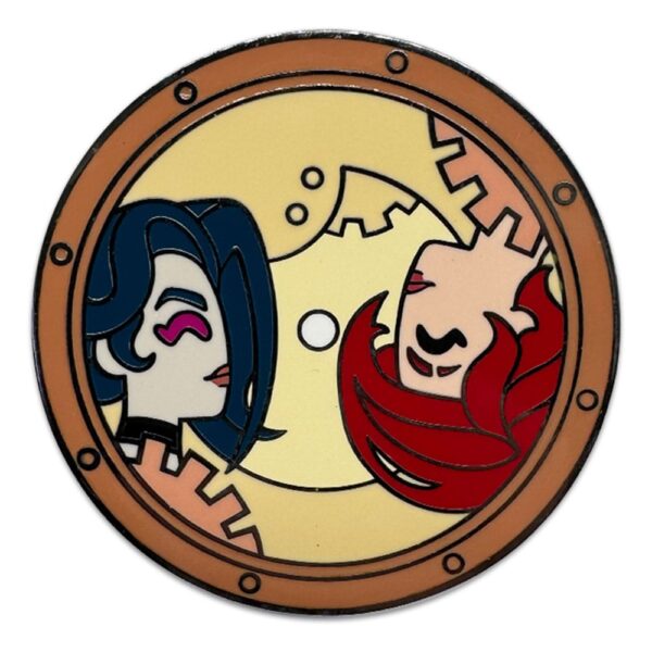 Arcane Kitűző Vi & Jinx Record 5 cm