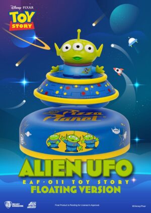 Toy Story Egg Attack Floating Model Alien UFO 6 cm Toy Story Egg Attack Floating Model Alien UFO 6 cm
