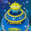 Toy Story Egg Attack Floating Model Alien UFO 6 cm Toy Story Egg Attack Floating Model Alien UFO 6 cm