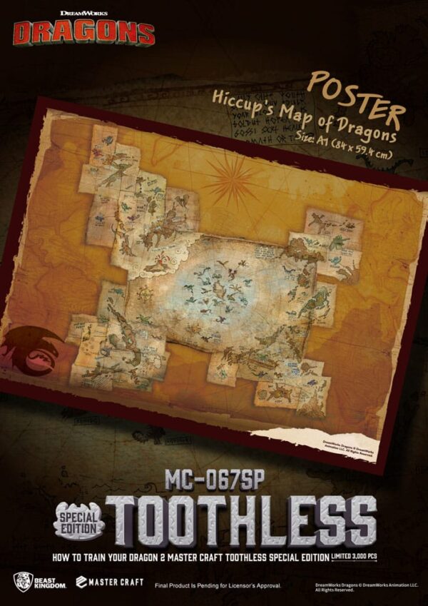 How To Train Your Dragon 2 Master Craft Szobor Toothless 38 cm How To Train Your Dragon 2 Master Craft Szobor Toothless 38 cm