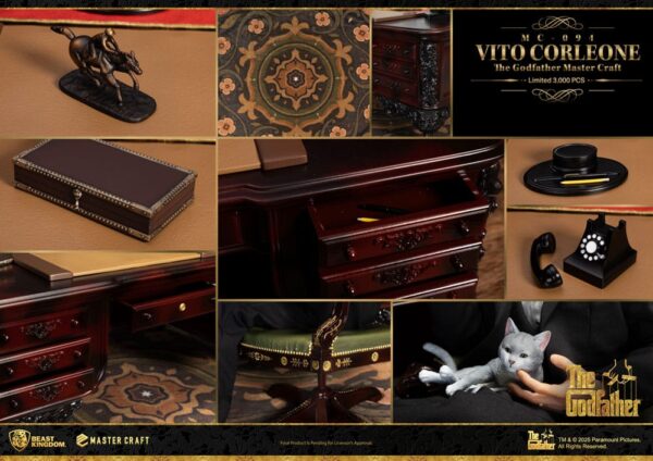 The Godfather Master Craft Szobor Vito Corleone 31 cm
