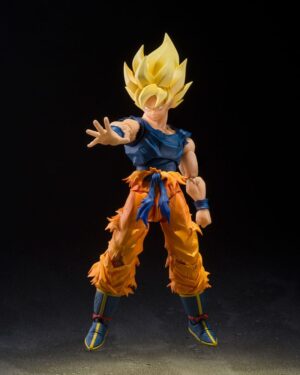 Dragon Ball Z S.H.Figuarts Akció Figura Super Saiyan Son Goku (Fighter of Rage) 14 cm