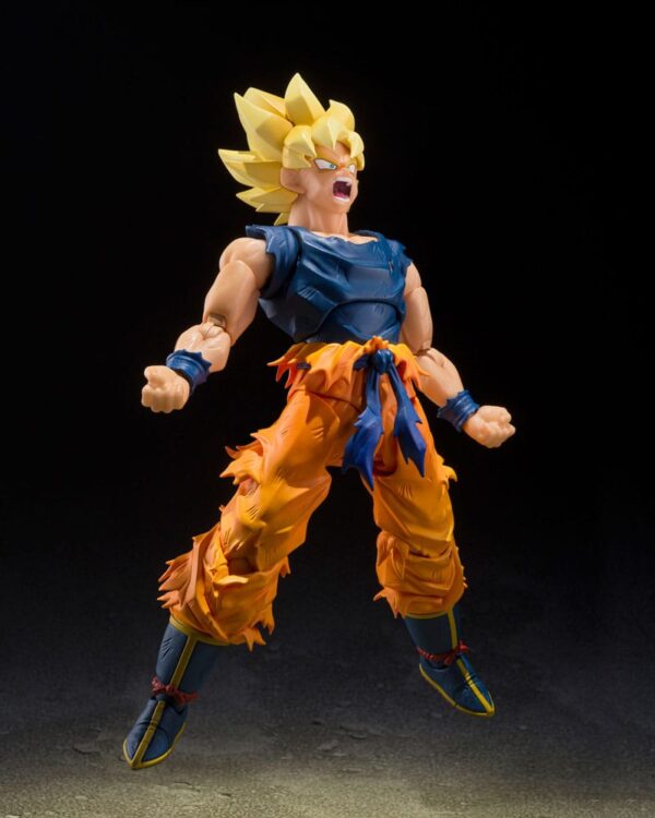 Dragon Ball Z S.H.Figuarts Akció Figura Super Saiyan Son Goku (Fighter of Rage) 14 cm