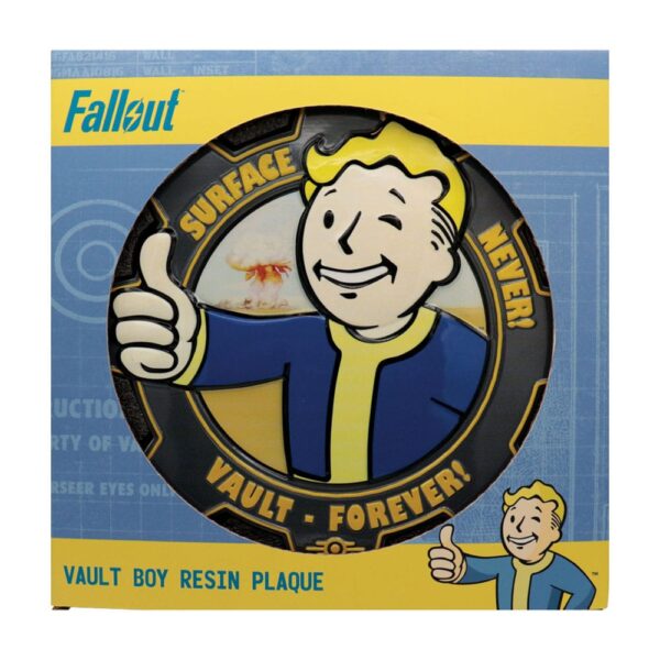 Fallout Resin Plaque Vault Boy Fallout Resin Plaque Vault Boy