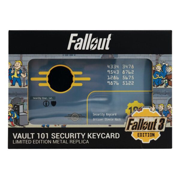 Fallout 3 Replika Vault 101 Security Keycard Limited Edition Fallout 3 Replika Vault 101 Security Keycard Limited Edition