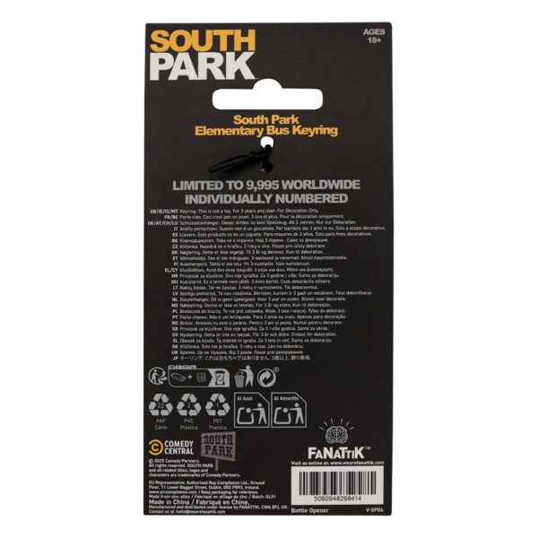 South Park Kulcstartó School Bus Limited Edition South Park Kulcstartó School Bus Limited Edition