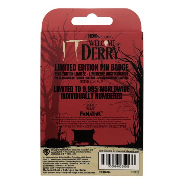 It Kitűző IT: Welcome to Derry DAFB Limited Edition It Kitűző IT: Welcome to Derry DAFB Limited Edition