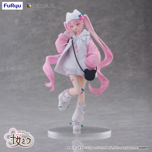 Hatsune Miku Tenitol PVC Szobor Sakura Miku Cool style [petit] 19 cm