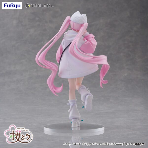 Hatsune Miku Tenitol PVC Szobor Sakura Miku Cool style [petit] 19 cm