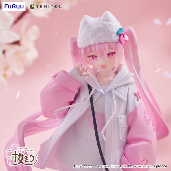 Hatsune Miku Tenitol PVC Szobor Sakura Miku Cool style [petit] 19 cm