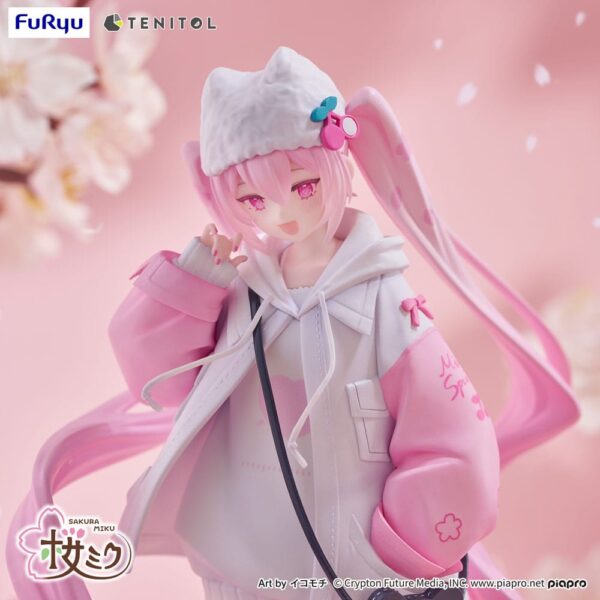 Hatsune Miku Tenitol PVC Szobor Sakura Miku Cool style [petit] 19 cm