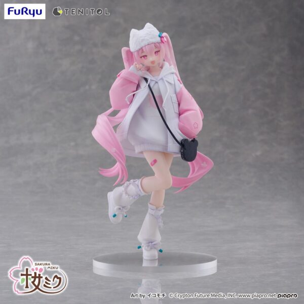 Hatsune Miku Tenitol PVC Szobor Sakura Miku Cool style [petit] 19 cm