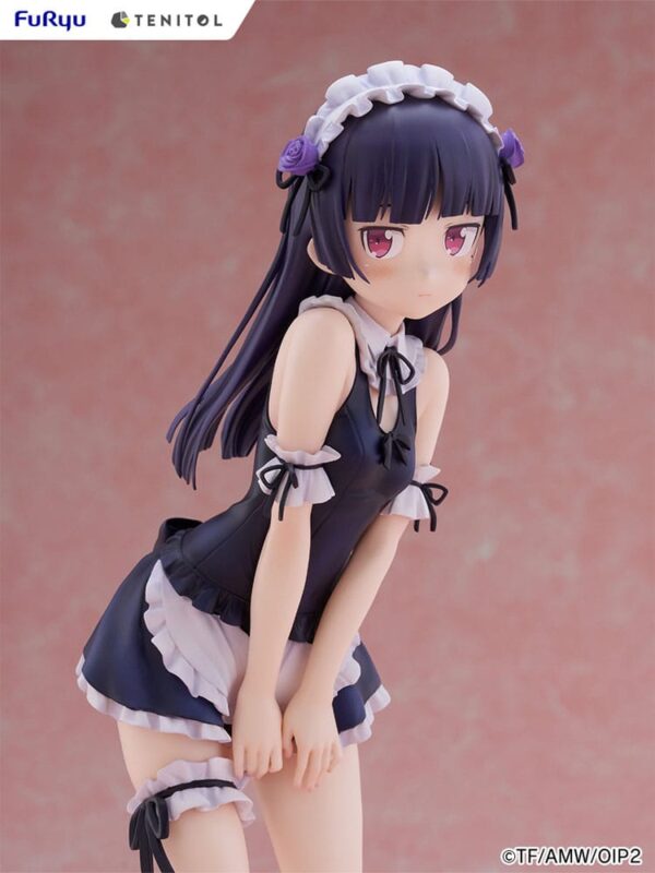 Ore no Imouto ga Konna ni Kawaii Wake ga Nai. Tenitol Tall PVC Szobor Kuroneko swimsuits maid Ver. 27 cm