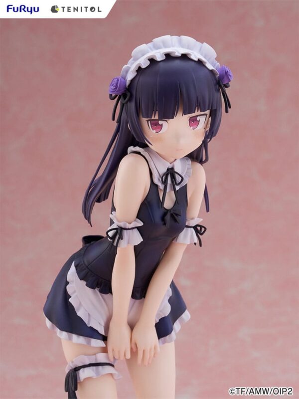 Ore no Imouto ga Konna ni Kawaii Wake ga Nai. Tenitol Tall PVC Szobor Kuroneko swimsuits maid Ver. 27 cm