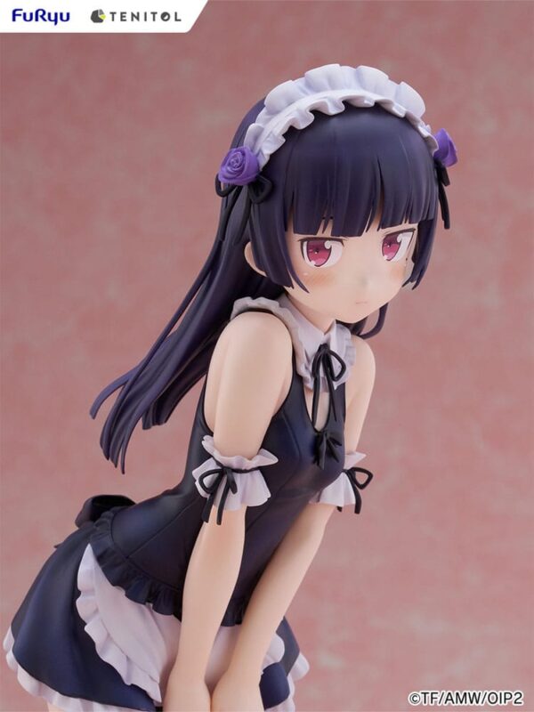 Ore no Imouto ga Konna ni Kawaii Wake ga Nai. Tenitol Tall PVC Szobor Kuroneko swimsuits maid Ver. 27 cm