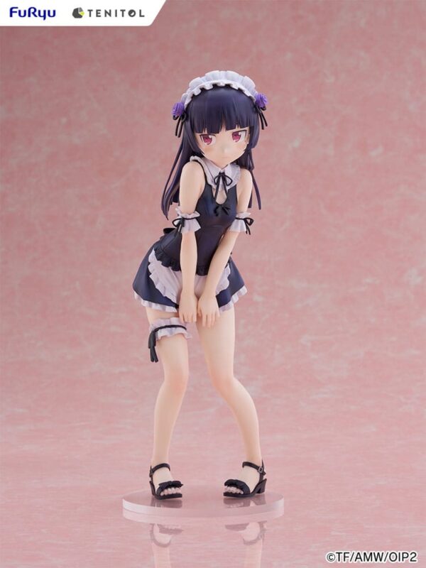 Ore no Imouto ga Konna ni Kawaii Wake ga Nai. Tenitol Tall PVC Szobor Kuroneko swimsuits maid Ver. 27 cm