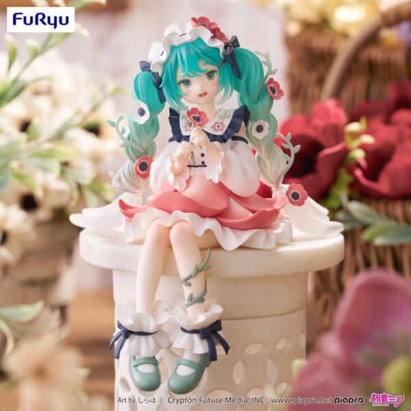 Hatsune Miku Noodle Stopper PVC Szobor Hatsune Miku Flower Fairy Anemone 14 cm