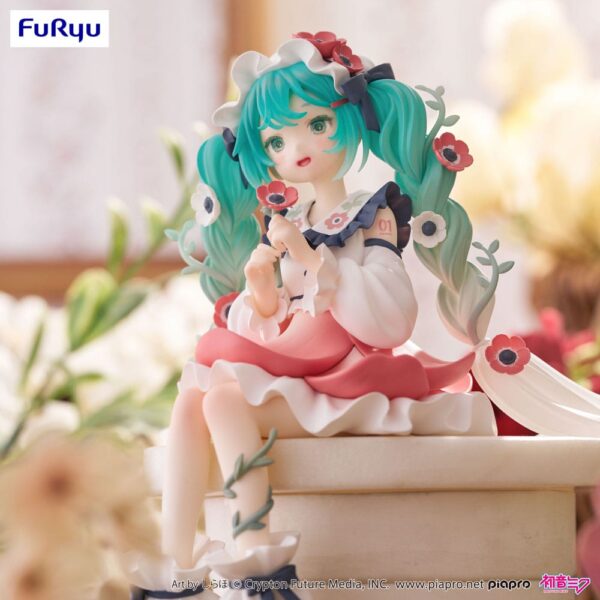 Hatsune Miku Noodle Stopper PVC Szobor Hatsune Miku Flower Fairy Anemone 14 cm