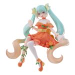 Hatsune Miku Noodle Stopper PVC Szobor Flower Hatsune Miku Citrus Ver. 14 cm