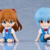 Rebuild of Evangelion Rubber Mascot Nendroid Plus Mini Figura Rei Ayanami 8 cm